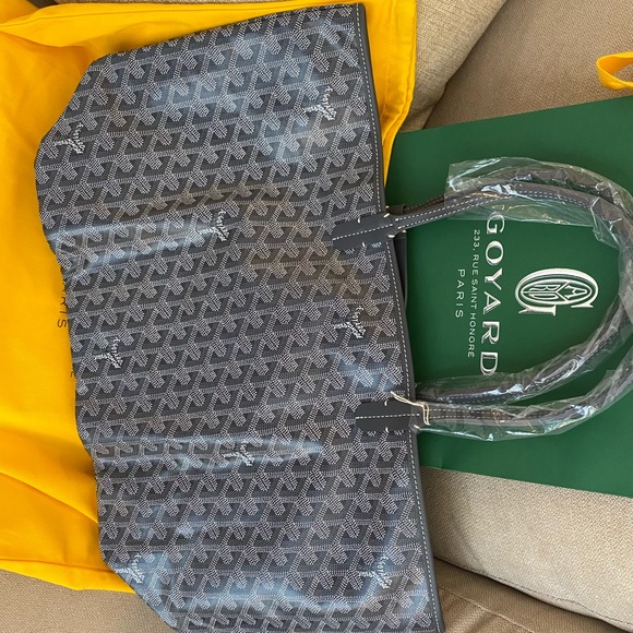 BRAND NEW W/ TAGS Goyard St. Louis PM Gray - Picture 7 of 9